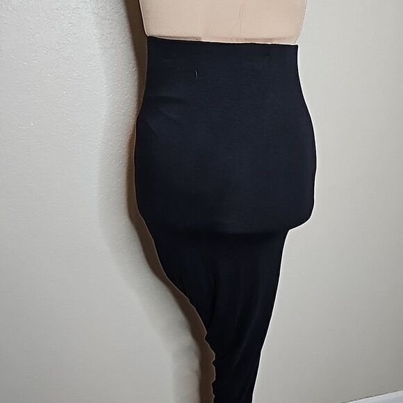 BLQ Basiq Mini Assymetric Wrap Knit jersey skirt 0= XS/S - Picture 4 of 7